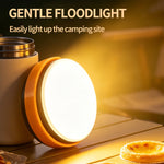 IPRee LY20 5W LED Solar Camping Lantern 1500mAh USB Rechargeable Portable Tent Light With 4 Lighting Modes IPX4 Waterproof Hanging Hook for Outdoor Hiking Emergency Survival