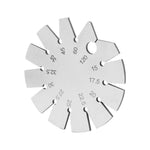 Bevel Angle Gauge Stainless Steel 15-120 Degrees High Precision Compact Protractor with Storage Box for Woodworking Cutting Tools Chisels Planer