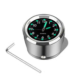 7/8" Motorcycle Clock Dustproof Quartz Clock Aluminum Alloy Handlebar Motorcycle Waterproof Timetable Universal Clock Handlebar Watch