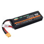 LinkMejor 11.1V 4000mAh 60C 3S LiPo Battery XT60 Plug with T Deans Plug for RC Drone
