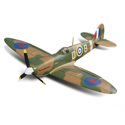 LinkMejor Spitfire Brushless 487mm Wingspan 2.4G 4CH 6-Axis Gyro One Key Aerobatics EPP RC Airplane Warbird Fixed Wing BNF/RTF