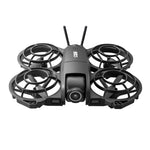LinkMejor D26 WiFi FPV with 4.3inch LCD Screen Controller HD Dual Camera Electrically Adjustable Optical Flow Hover Full Coverage Circle Protection 2.4G 4CH 6-Axis Remote Control Toys RC Drone Quadcopter RTF