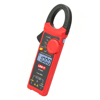 LinkMejor UT206C AC Clamp Meter 1000A 600V True RMS 6000 Counts Auto Range VFD Low-Pass Filter Diode Continuity Capacitance Tester
