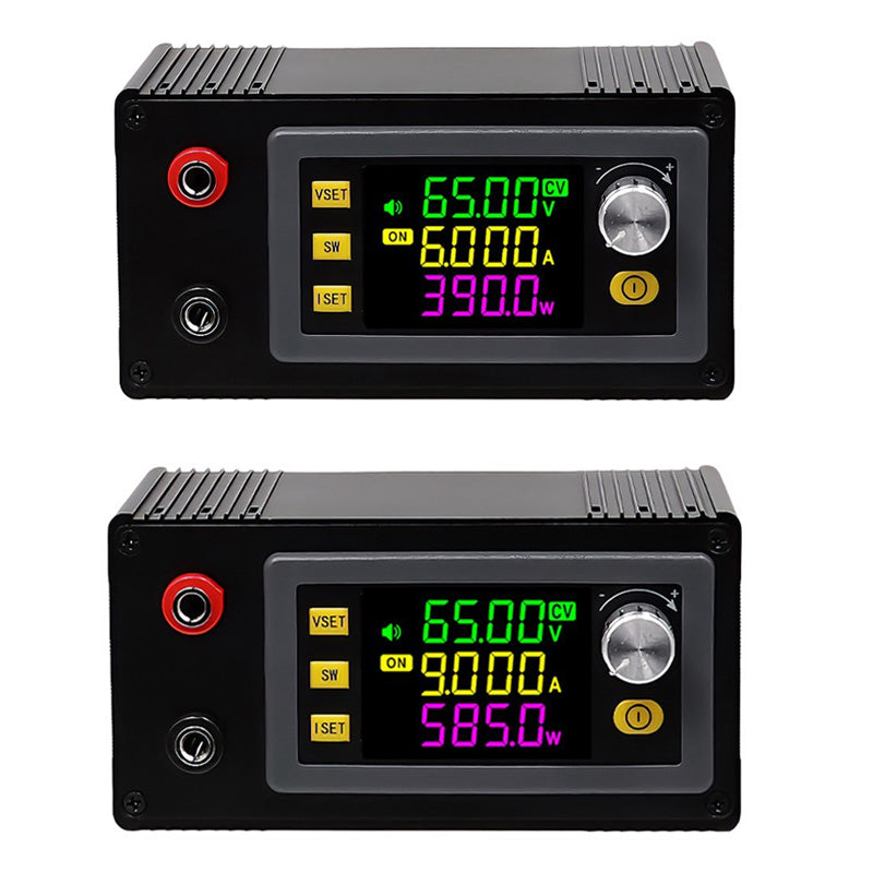 XY6506/XY6509 CNC Adjustable DC Buck Power Supply Constant Voltage Constant Current Solar Charging Module 0-65V 6A/9A 390W/585W Step-down Module with Cover