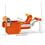 LinkMejor Edge Band Cutting Tool Edge Banding Cuttering Woodworking Curved/Straight Dual Purpose Quick Edge Banding Trimmer Carpentry