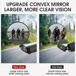 WEST BIKING Round Bicycle Rearview Mirror 360°Rotatable Convex Safety Cycling Motorcycle MTB Bike Rearview Mirror