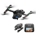 LinkMejor RG700 PRO GPS 5G WiFi FPV with 5.9inch LCD Screen Controller 180° Electrically Adjustable HD Dual Camera 360° Obstacle Avoidance Brushless Foldable RC Drone Quadcopter RTF