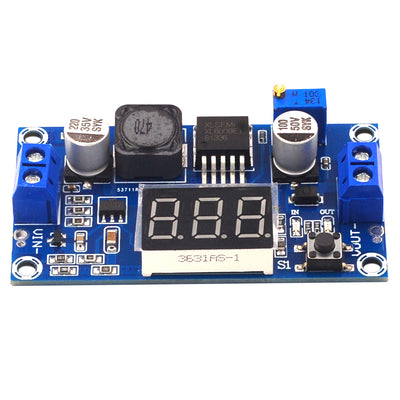 LinkMejor A05 DC-DC Boost Module with Digital Voltage Display LM2577 Circuit Board and 3A Output
