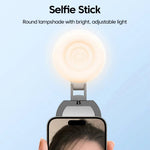 Magsafes Magnetic Phone Light Double-sided Mirror Foldable Magnetic Selfie Light Adjustable Light Phone Stand Fill Light Bracket