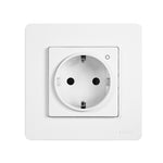 LinkMejor Tuya Zigbe Smart Wall Socket 16A 3500W APP Remote Timer Energy Monitor Voice Control with Alexa Google Assistant