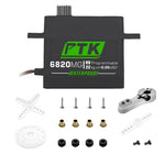 LinkMejor 6820 MG 20kg High Torque 180° Stainless Steel Gear Metal Digital Waterproof RC Servo for Robot Fixed Wing Car and Aircraft Model