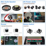 1780PCS Electronic Component Kit Ultimate Edition For UNOs R3 Breadboard Jumper Wires Resistors Capacitors Diodes Transistors PCB Boards Starter Kit