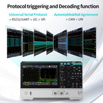 LinkMejor UPO1152HD UPO1154HD Oscilloscope 2/4 Channels 150MHz Bandwidth 12-bit ADC 1.25GSa/s Sampling Rate Large Storage Depth High-Definition Touch Screen