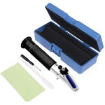 HandHeld Alcohol Refractometer Alcoholometer Alcohol Tester 0-80% Alcohol Sugar Refractometer ATC Wine Measure Tool 30%OFF