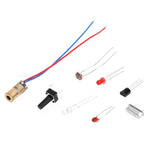 STC89C52 Electronic Harp Interactive Sound Generation High Bass Switch Illuminated Strings Precision Sensor Technology 7 Strings 5V Power Supply