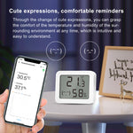 LinkMejor Smart Zigbe Temperature Humidity Sensor LCD Display Thermometer Hygrometer APP Remote Control Real-time Monitoring Work with Alexa Google Home