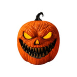 Elfeland Halloween LED Lantern Light Voice-Activated Electric Ambience Pumpkin Night Lamp for Indoor Outdoor Holiday Decoration