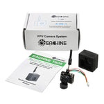 Eachine TX05 Micro-Size FPV Combo 2-in-1, 600TVL Camera, 5.8G 72CH Anti-Interference VTX (0.01-250mW Adjustable) Easy-Mount with OSD for Racing Drones