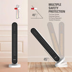[US Direct] STEALTH 32'' Space Heater, 4 Modes, 6h Timer, Safety Fast - Quiet Heat,Tip-Over Protection, 1500W PTC Ceramic Heater Portable Tower Fan Electric Heater for Bedroom, Office, Indoors JHT100