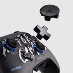 LinkMejor Tomahawk Pro Tri-mode Wireless Gaming Controller with Hall Joystick and Hall Triggers 1000Hz Polling Rate RGB Lighting 1000mAh Battery for PC Switch Android iOS with Charging Dock Pro Gamepad