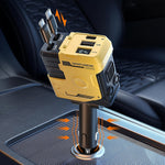 4 in 1 Retractable Car Charger Support 120W USB C Car Charger Adapter with 2 USB Ports Car Phone Charger for Samsung