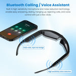 AI Smart Camera Glasses 8MP 1080P HD 156 Languages AI Translation Voice Assistant Touch Control UV400 Eye Protection Long battery Bluetooth Sports Camera for Safety Recording