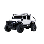 Z6761 1/43 2.4G 4WD for Land Rover 1993 110 Official Licensed Mini RC Car Rock Crawler Off-Road Climbing Pickup Truck LED Light Full Proportional Control Desktop Micro Vehicles Models Toys