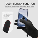 LinkMejor 1 Pair of Warm Winter Gloves Men Women Outdoor Sports Touchscreen Non-Slip Cycling Gloves Thin Edition with Velvet-L/XL