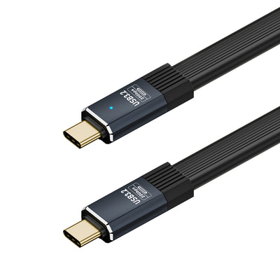 USB3.2 20Gbps Type-C to Type-C Cable 5A 100W Fast Charging Data Transmission 8K@60Hz Video Data Cord Line 0.5M/0.8M Long for PC Laptop Macbook iPhone 16 16 Pro 15 Pro Max
