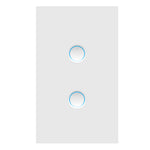 MOES Tuya Smart WiFi Light Switch Matte Protocol Concave Glass Panel 1/2/3/4 Gang Timing Function Voice Control Works with Alexa Google Assistant SmartThings Neutral Wire Needed