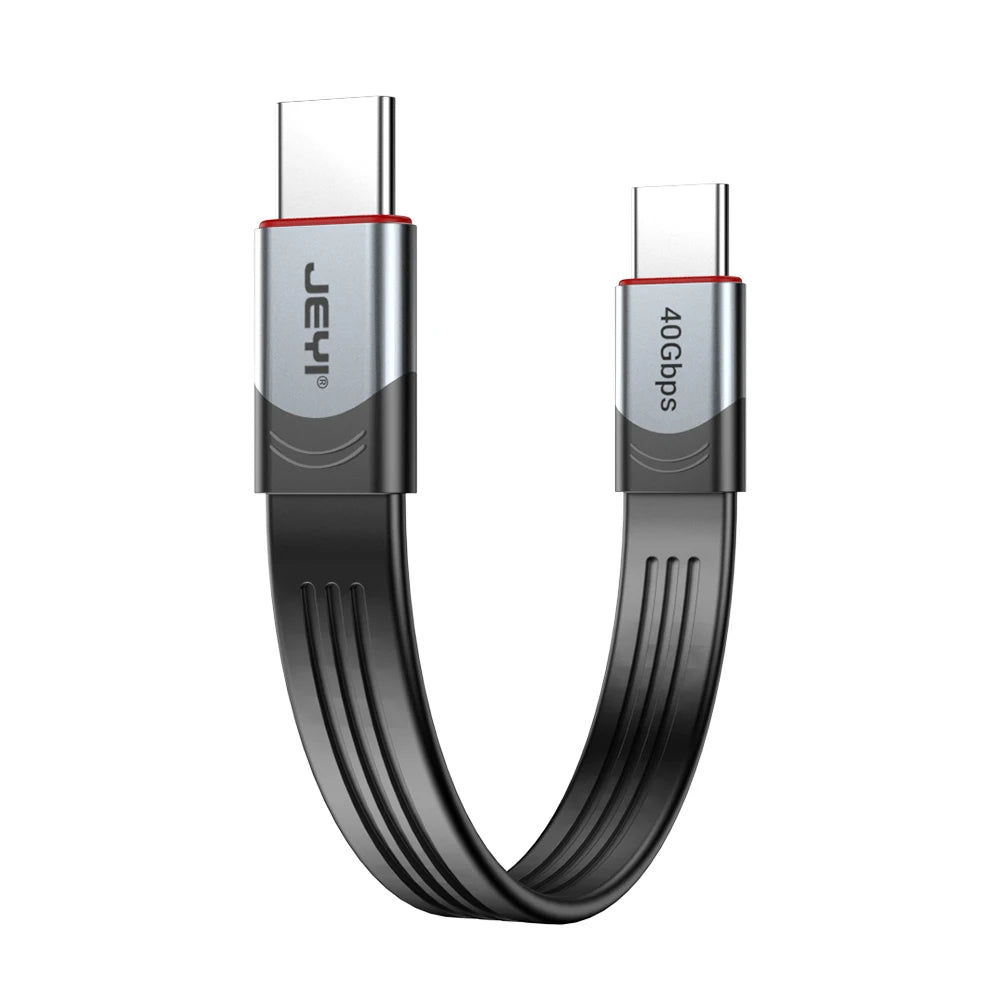 LinkMejor USB4.0 C to C Cable 40 Gb/s Data Transfer 100W PD3.0 Power Charging Compatible with TB4/3 USB-C and USB4 Devices