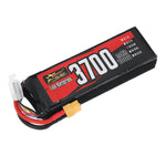 LinkMejor 4S 14.8V 3700mAh 100C 54.76Wh LiPo Battery XT60 Plug for RC Car