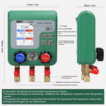 Electronic HVAC Manifold Gauge MT02 Dual Pressure Tester 92 Refrigerants Digital Processing for Auto Repair High Stability Chip
