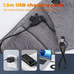 Heated USB Waist Belt 3 Adjustable Temperatures Warm Waist Belt Electric Heating Waist Belt Can Warm Hands Waist And Stomach Plush Belt To Keep Warm In Winter