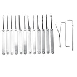 5/19/25PCS Unlocking Locksmith Practice Lock Pick Key Extractor Padlock Lockpick Tool Kits