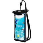 Fonken IPX8 Waterproof Phone Case with Lanyard Full Touch Screen Clear Dry Bag for Up to 6.5 Inch Phones Swimming Beach Snorkeling Underwater Photography Protection
