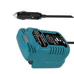 DC 12V/24V Mini Compact Car Charger for 18V LXT Batteries BL1815 BL1830 BL1860 with LED Indicator Portable Charging