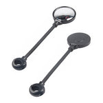LinkMejor Long Bicycle Rea Rview Mirrors 360° Rotation Wide Angle Folding Mountain Road Bike Motorcycle Adjustable Rearview Mirror