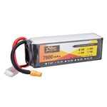 LinkMejor 11.1V 7500mAh 35C 3S LiPo Battery XT60 Plug for RC Drone