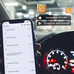 LinkMejor Z100 Bluetooth 5.2 OBD2 Diagnostic Tool Full System OBDII Scanner 9+ Reset Functions iOS Android APP Controlled Bidirectional Testing