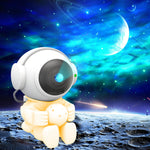 LinkMejor Astronaut Starry Sky Projection Lamp Starry Sky Atmosphere Night Light Astronaut Nebula Projector Lamp