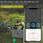 MOES Smart ZigBe Sprinkler Water Timer with 1 Outlet Rain Delay Filter Programmable Irrigation Timer Support Alexa Google Home