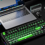 LinkMejor X87ULTRA Mechanical Keyboard Dual 8K Wireless Tri-Mode Hot-swappable RGB Lights 10000mAh Massive Battery Low Game Delay E-sports Gaming Keyboards