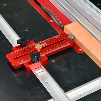 LinkMejor Thin Rip Jig Table Saw Jig Guide for Making Repetitive Narrow Thin Strip Cuts Woodworking Tools Fast Thin Ripping Guide for Table Saw Band Saw Router Table Fits for 3/8" x 3/4" T Slot