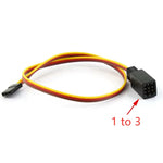 RS R88 Y-wire RC Servo Extension Cable 1 to 2 / 1 to 3 / 1 to 4 / 1 to 5 / 1 to 6 for RC Car Boat Aircraft Models