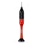 LinkMejor AT-SHD Precision Aluminum Alloy Hand Drill Set with Tungsten Steel Drill Bits High Accuracy Lightweight Design for Model Crafting