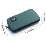 LinkMejor 0.15L Portable Mini Cycling Phone Bag Lightweight Smooth Zipper Coin Purse Wallet Partitioned Storage Pack