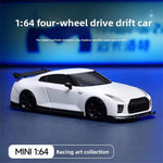 LinkMejor MC061 RTR 1/64 2.4G 4WD Mini Drift RC Car Sports LED Light High Speed On-Road Micro Racing Remote Control Vehicles Models Desktop Ornaments Toys