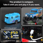 LinkMejor HG4-163 HG4-164 RTR 1/64 2.4G RWD Mini Alloy RC Car Off-Road Climbing Truck Support App Remote Control Three Speed Vehicles Models Pocket Toys Desktop Collection Gift For Boys