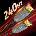 FS 16K UHD Fiber Optic DP Cable 16K@30Hz 8K@240Hz 2K@300Hz 52Gbps High Speed DP2.1 Cable for Computer TV Monitor Projector HDR 2M/3M/5M/10M